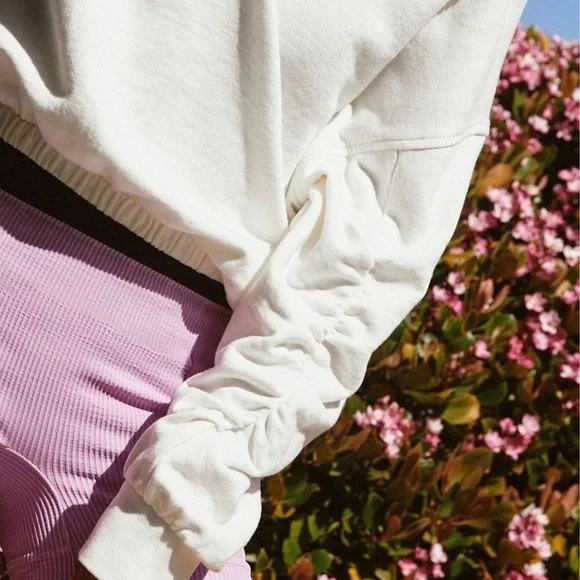 Free People Valley Girl Pullover NWOT White Large - Picture 4 of 10